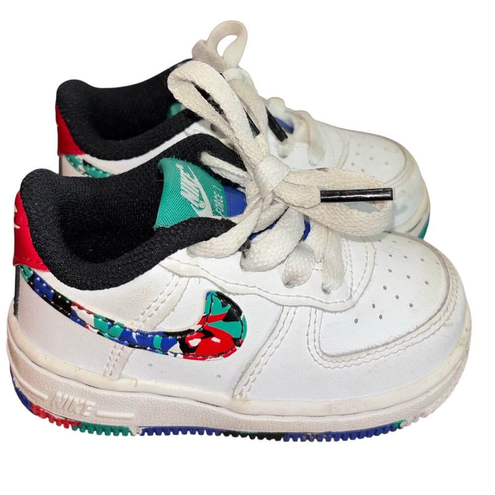 Nike Air Force 1 Low TD 'Melted Crayon’ baby boy (size 5C)